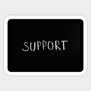 support Sticker